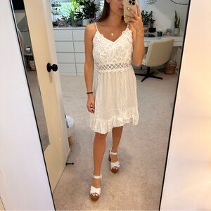 White Summer and graduation dress